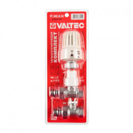 Комплект терморегулирующего оборудования 1/2 прямой /Valtec/ (блистер)
