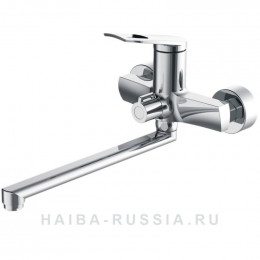 HB22595 Смеситель однорычажный для ванны,  излив 30 см переключатель в корпусе хром /HAIBA/